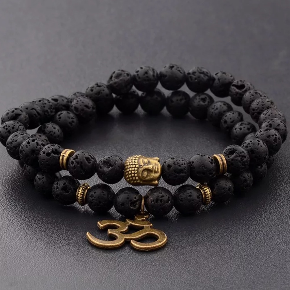 Meditation mala gemstone bracelet - Picture 6 of 6